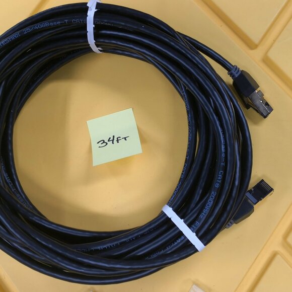 34ft Cat 8 Ethernet RJ45 LAN Cable 40Gbps Patch Network Gold Plated. Tesmax - Picture 4 of 7